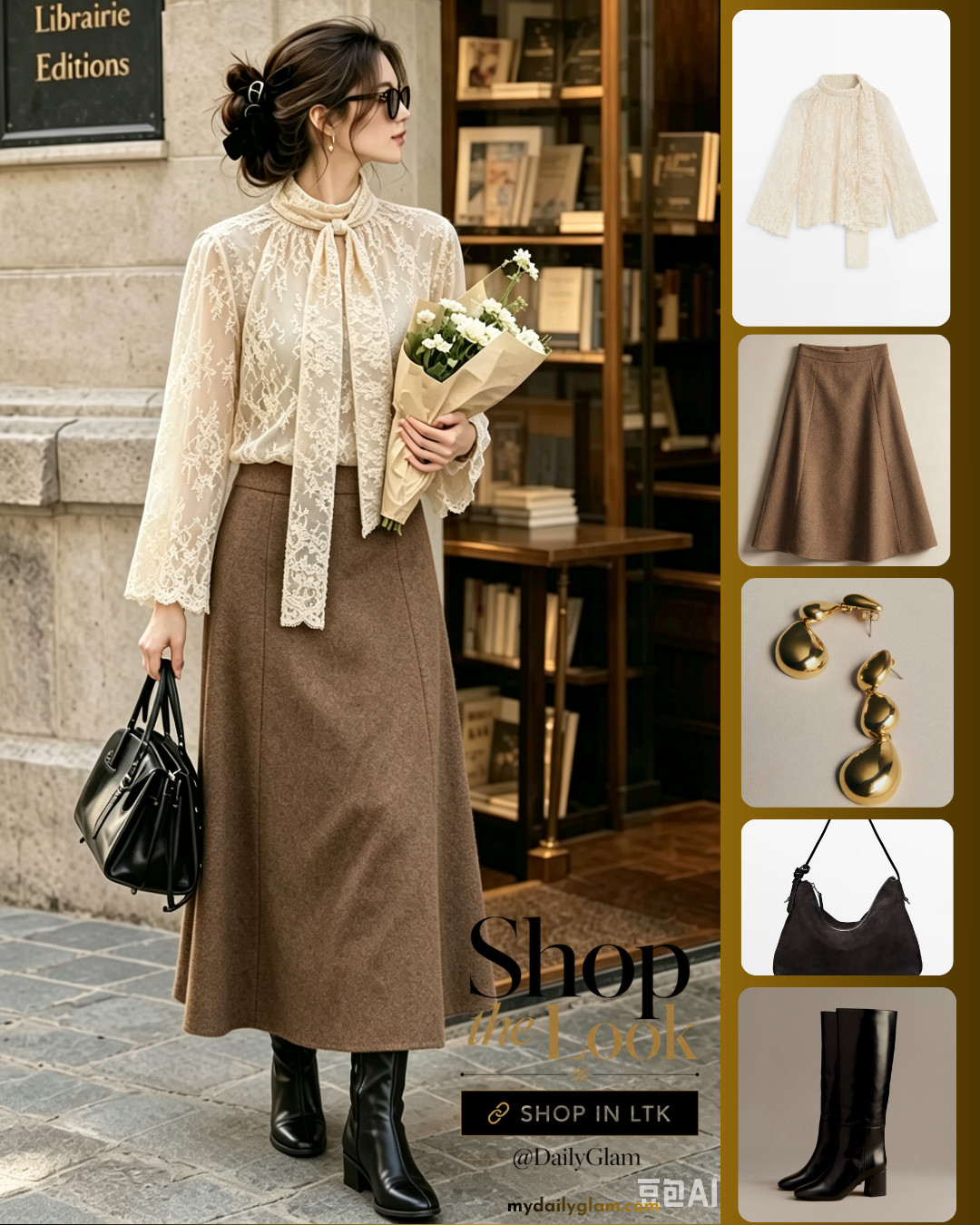 Timeless European Fall Outfit for Bookstore Afternoons

#EuropeanFallStyle #QuietLuxuryOutfit #AutumnChicLook #NeutralFallWardrobe #LaceBlouseStyle #WoolMidiSkirt #ElegantEverydayOutfit #FallCityStyle #ClassicWomensFashion #EffortlessChic 

 #LTKootd #LTKOver40 #LTKWorkwear