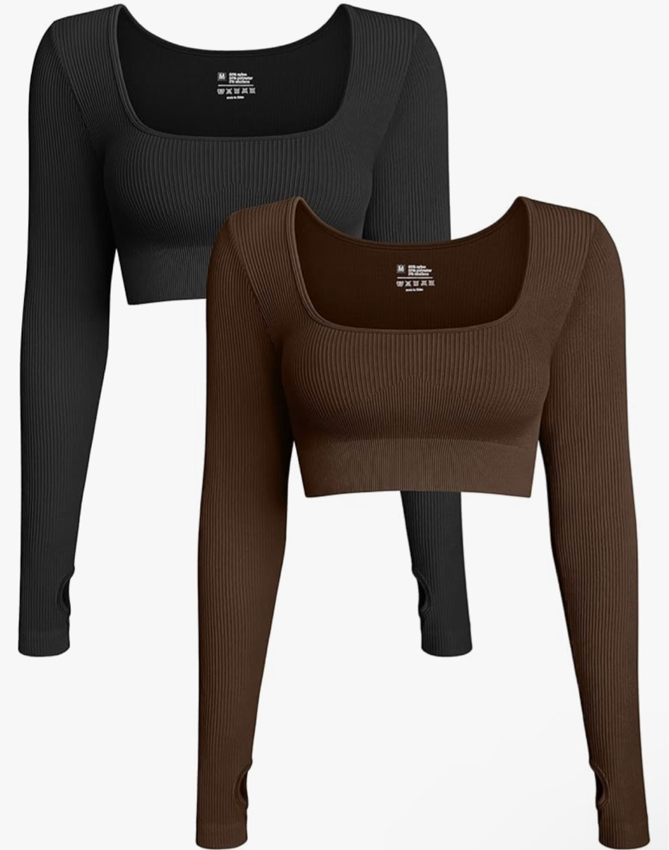 Ribbed cropped tops (set of 2)

#LTKFitness #LTKFindsUnder50 #LTKFindsUnder100