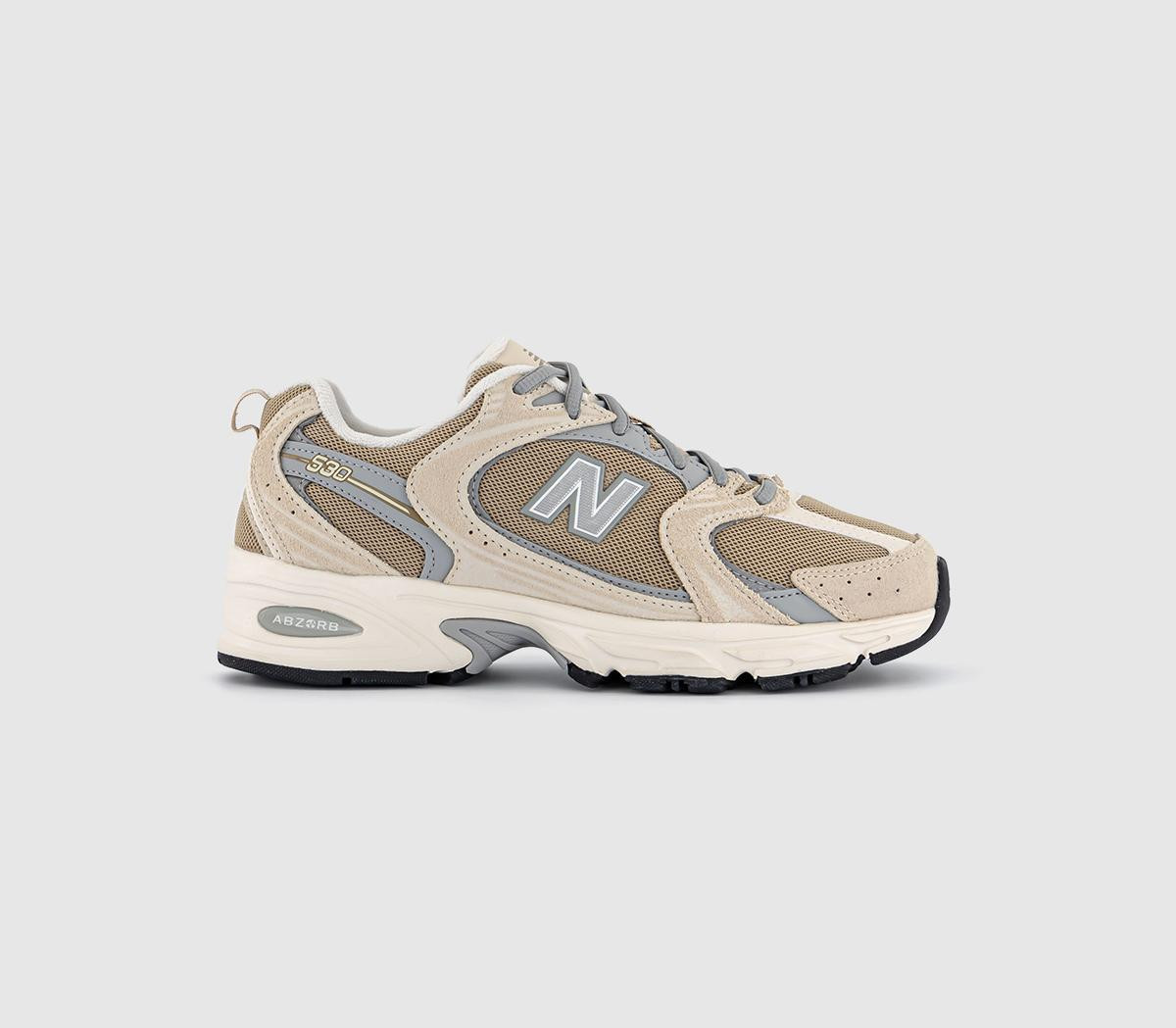 New Balance Womens 530 Trainers Sandstone Natural, 11.5 | Office Shoes (UK)
