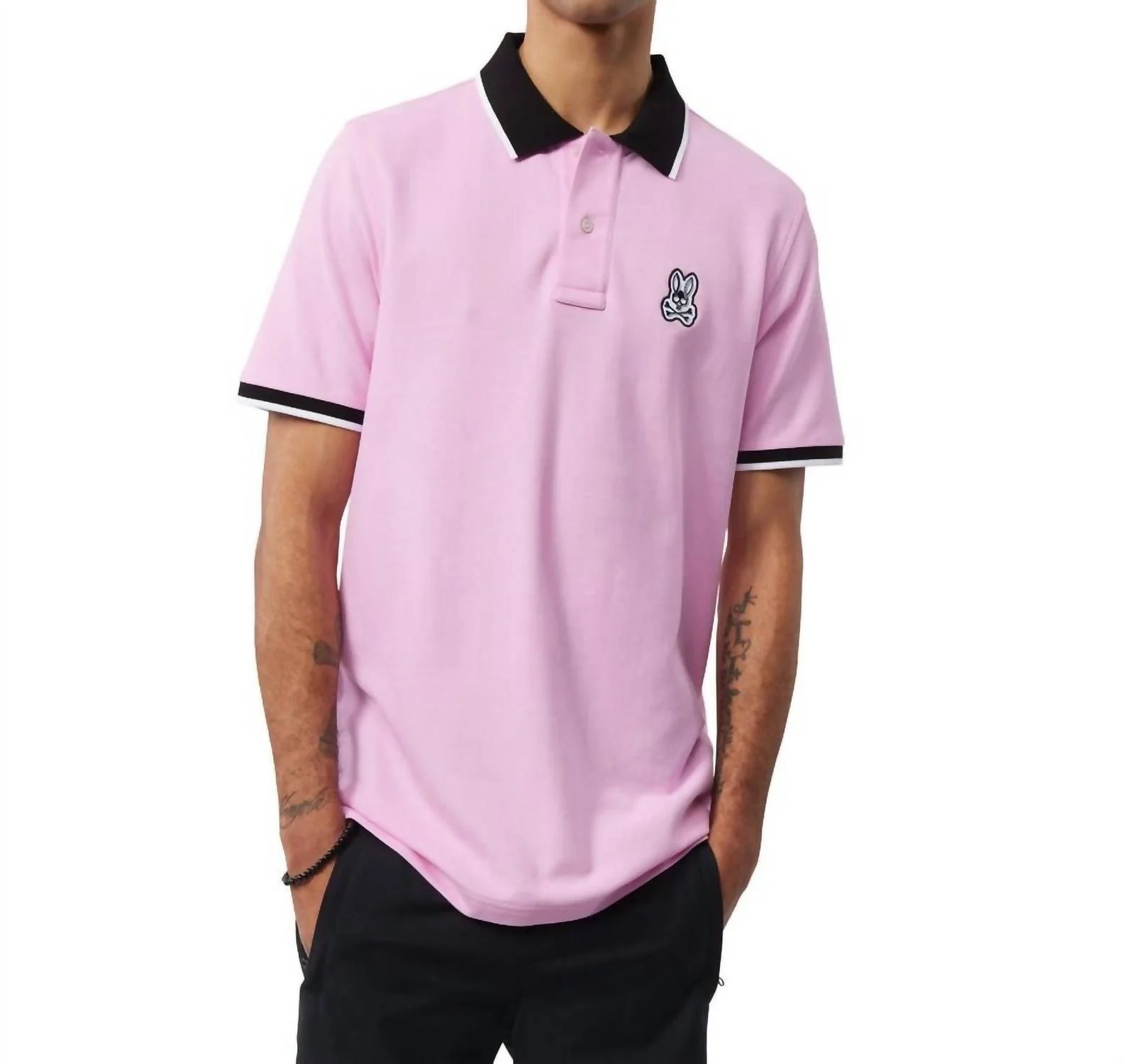 Fashion Polo Top In Pink | Shop Simon