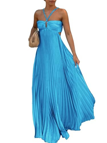Figdaw Women's Pleated Maxi Dress for 2026 Vacation | Amazon (US)
