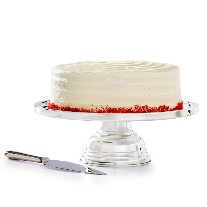 Silver Cake Stand | Mark and Graham