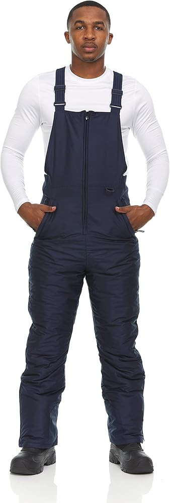 Arctic Quest Mens Insulated Water Resistant Ski Snow Bib Pants | Amazon (US)