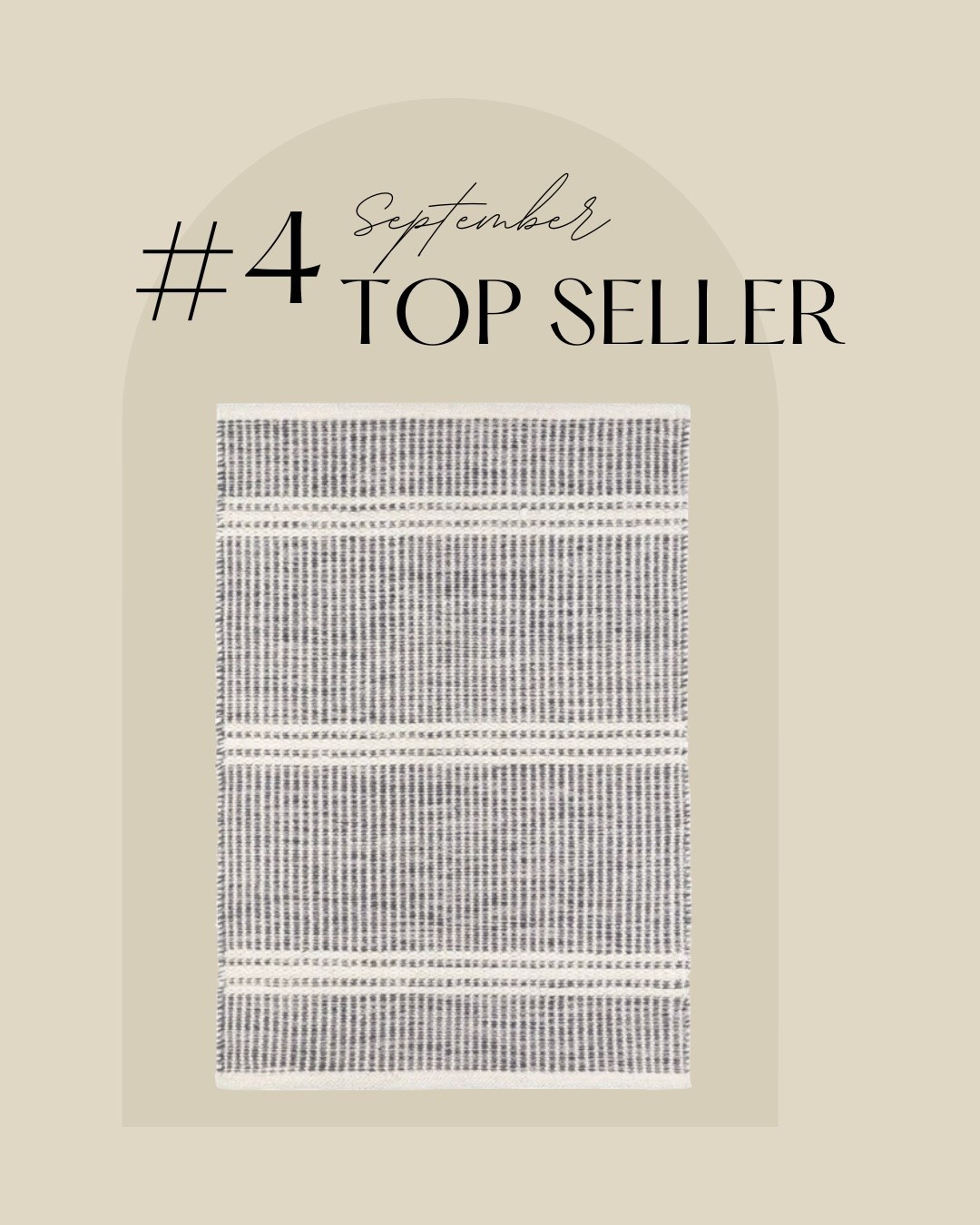 September #4 Top Seller: the perfect neutral area rug does exist. This modern farmhouse wool rug has held up at our entry way for three years now and looks amazing! I absolutely love that you cannot see any wear and tear at all 

#LTKHome #LTKSaleAlert