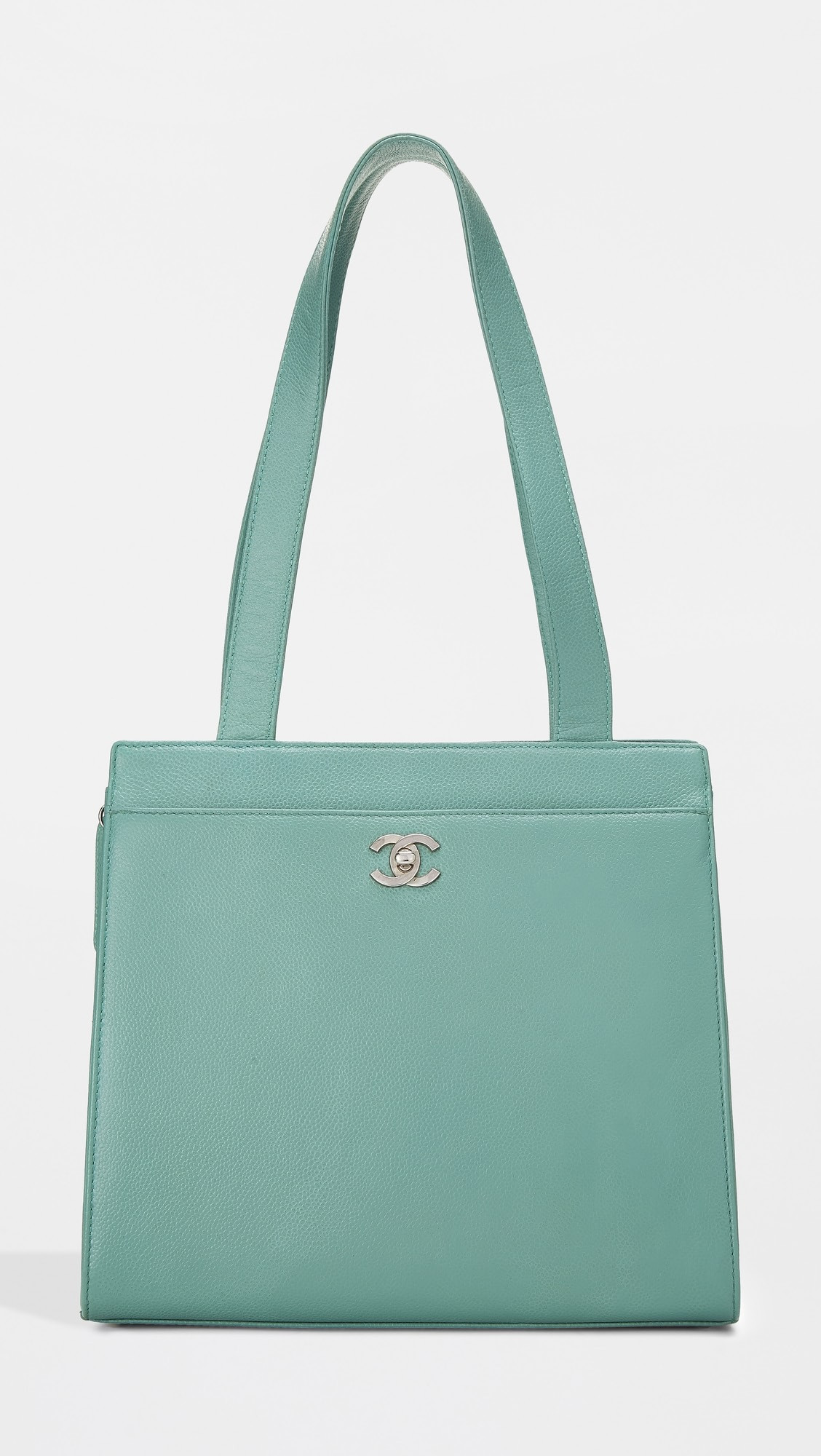 Chanel Green Caviar Medium Tote | Shopbop