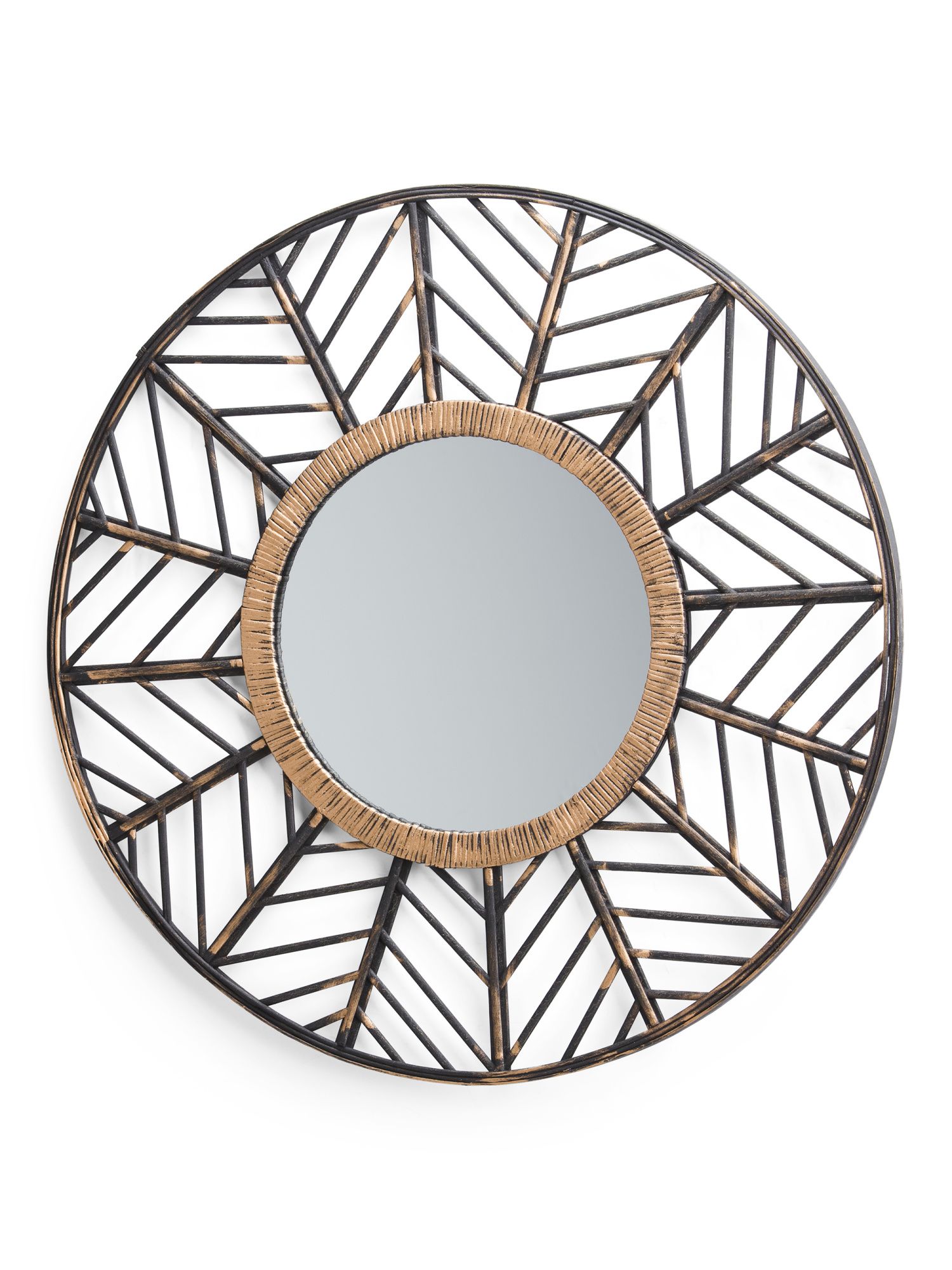 Rattan Wall Mirror | TJ Maxx