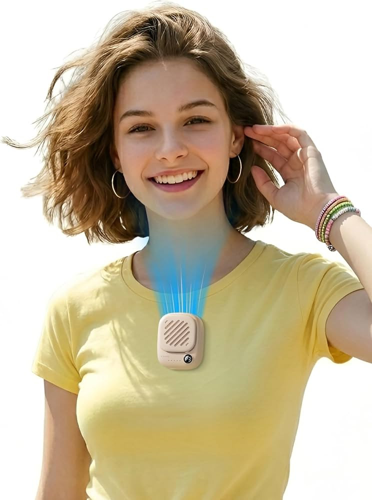 Aecooly Mini Portable Neck Fan, Mighty Hands Free Fan, Magnetic Fit Click 01 USB Rechargeable [10... | Amazon (US)
