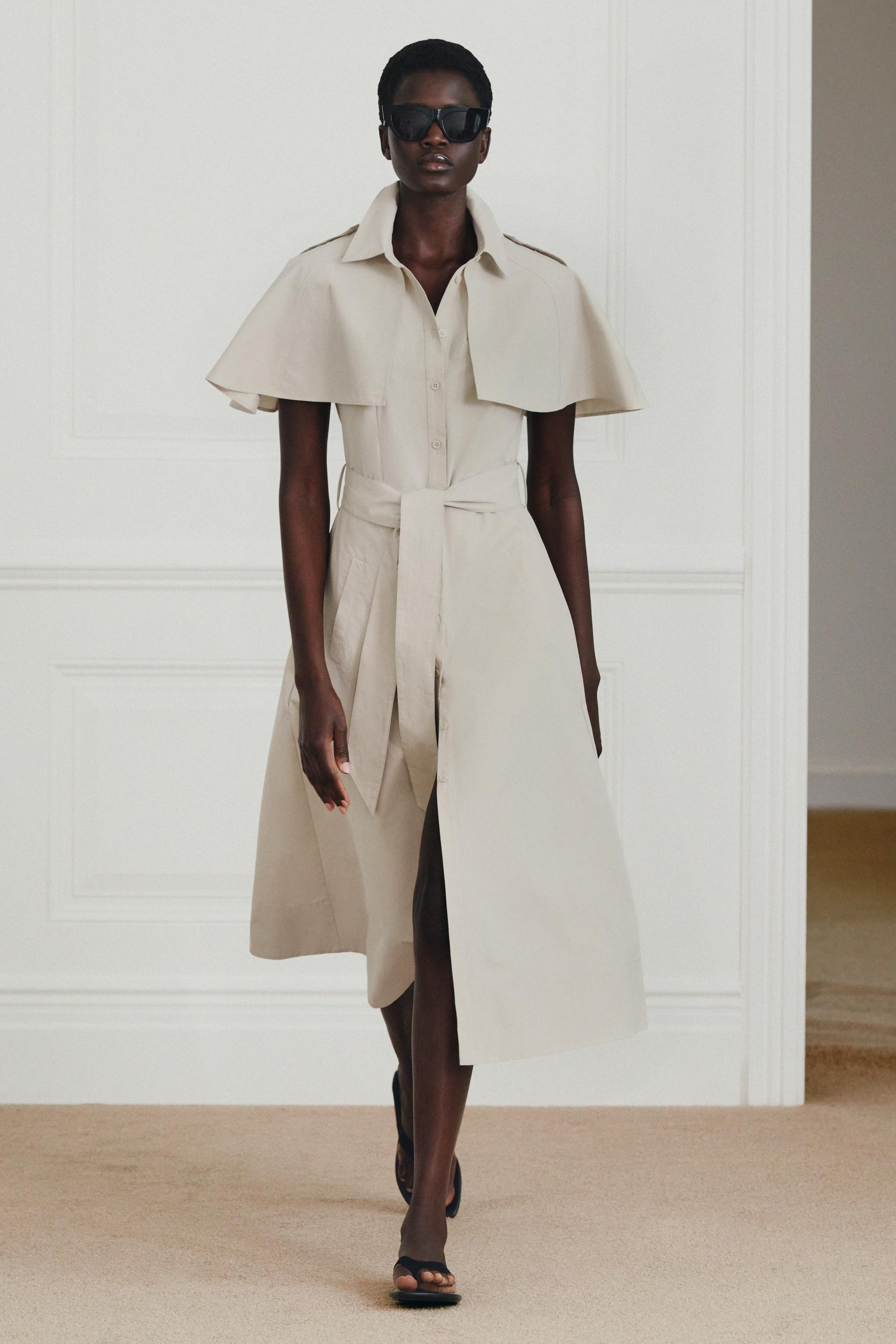 ZW COLLECTION CAPE SHIRT DRESS | Zara UK