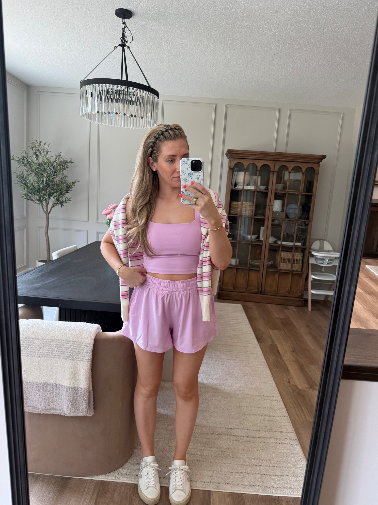 Loving this pop of color for spring💕🌞 
Medium top (built in bra) 
Medium bottoms 


#LTKmomlife #LTKootd