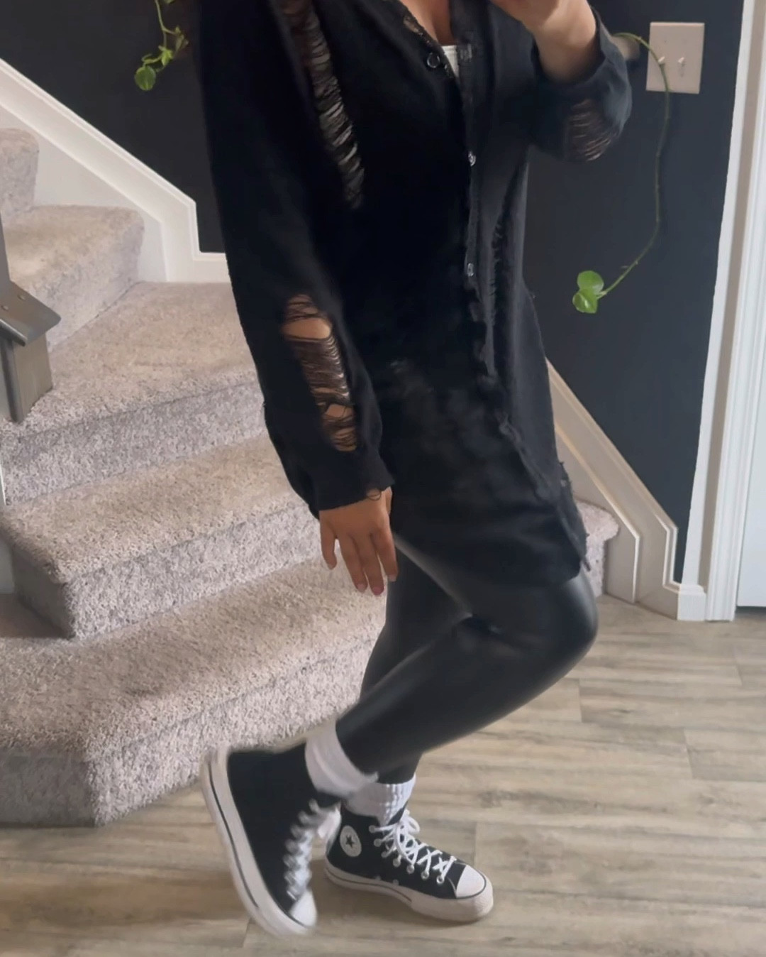 Cardigan: S/M, Leggings size up run small

#LTKFindsUnder100 #LTKStyleTip #LTKMidsize