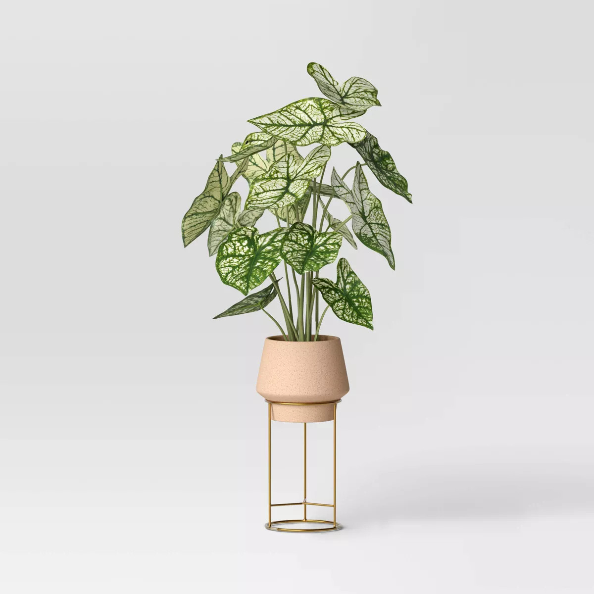 Artificial Marble Leaf in Gold Planter - Threshold™ | Target