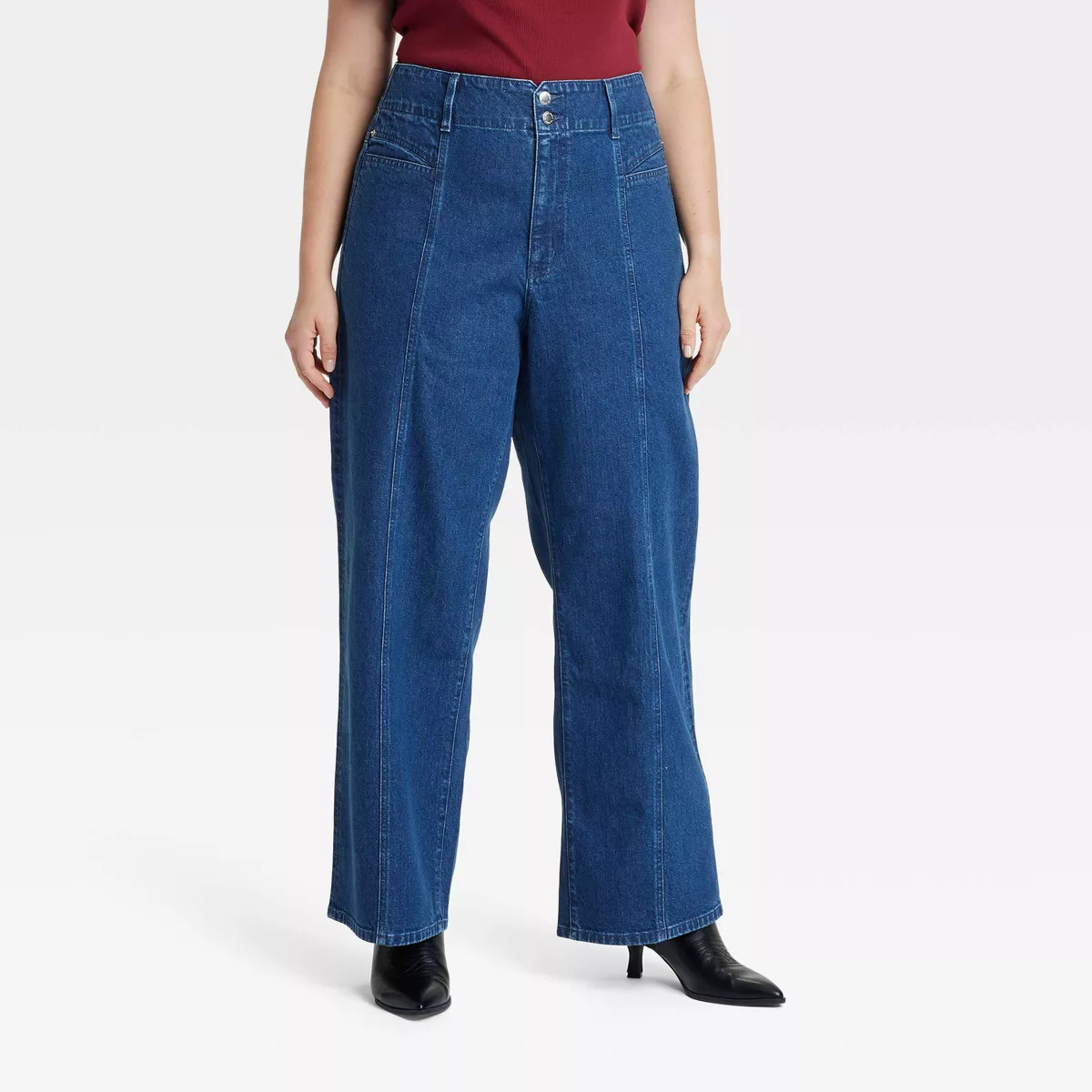 Women's High-Rise Tailored Wide Leg Jeans - Universal Thread™ | Target