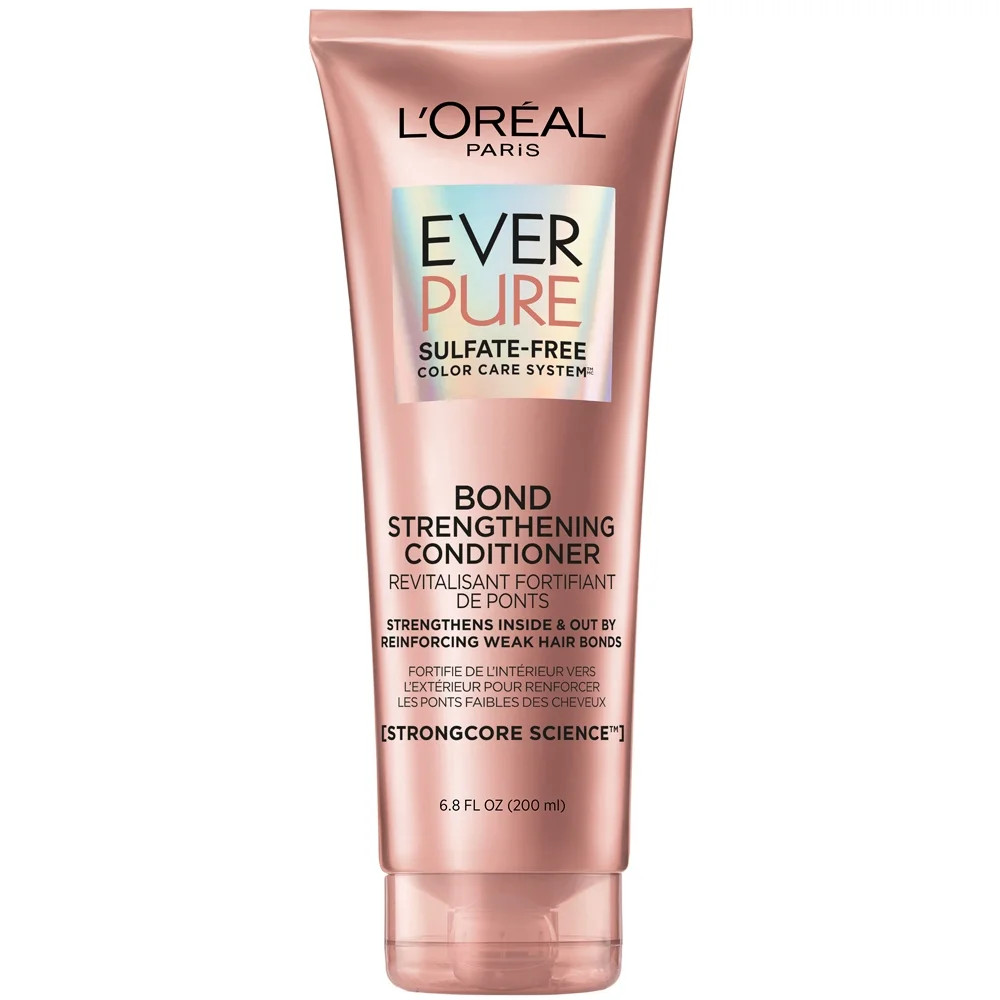 L'Oreal Paris EverPure Sulfate Free Bond Strengthening Conditioner, 6.8 fl. oz. - Walmart.com | Walmart (US)