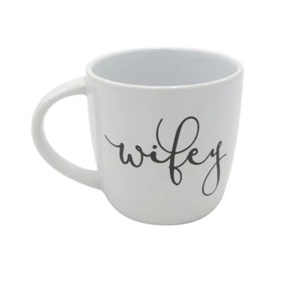 Wifey" Coffee Mug in White | Bed Bath & Beyond