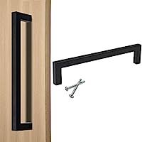 Probrico 10mm Stainless Steel Square Bar Black Cabinet Drawer Pulls Handles Hardware 6-3/10" Hole Ce | Amazon (US)