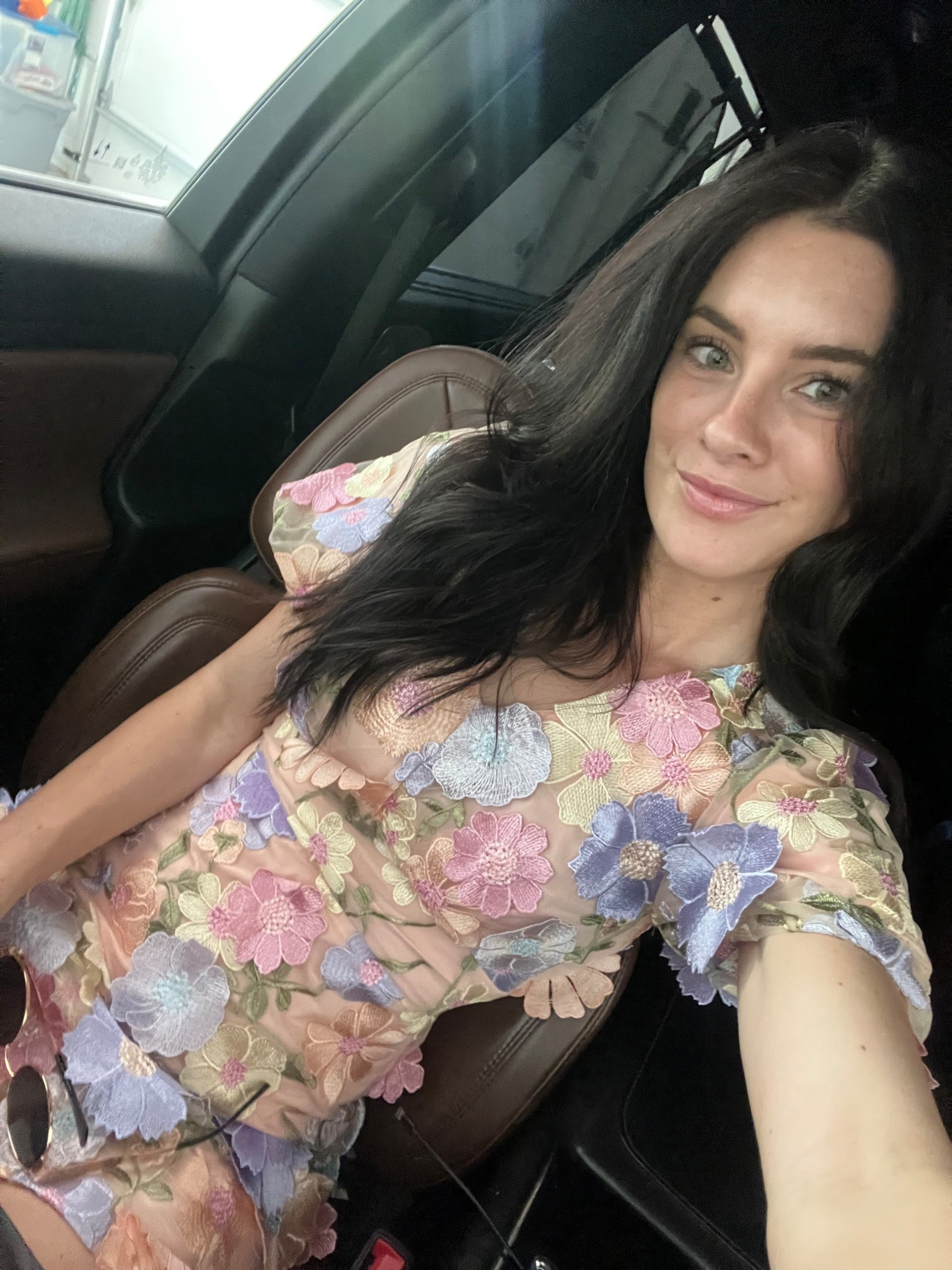 Floral appliqué dress 
SIMPLYLOVELY35 FOR 35% OFF SITEWIDE

#LTKPetite #LTKWedding #LTKMothersDay