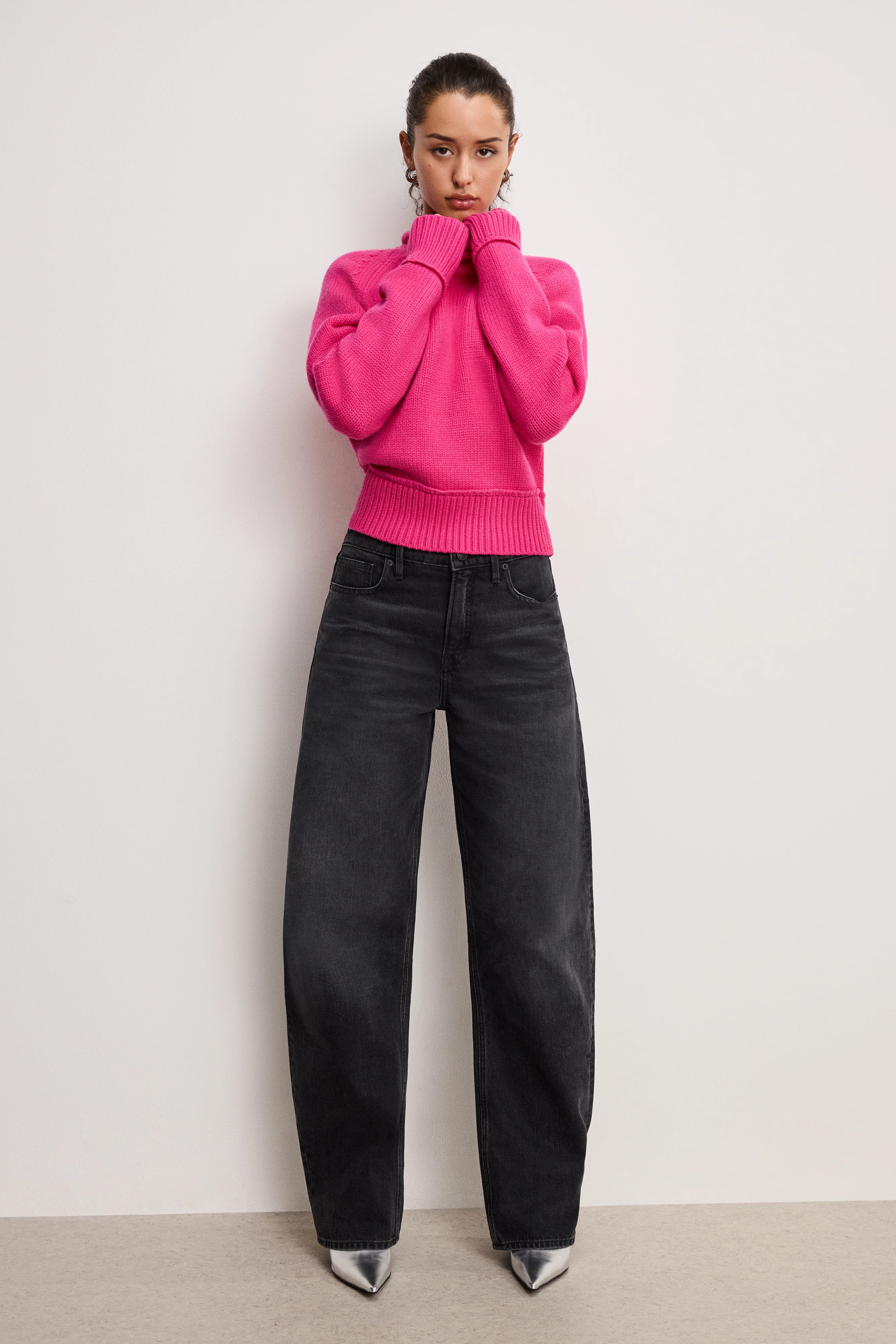 GOOD BARREL RELAXED JEANS | BLACK354 - GOOD AMERICAN | Good American