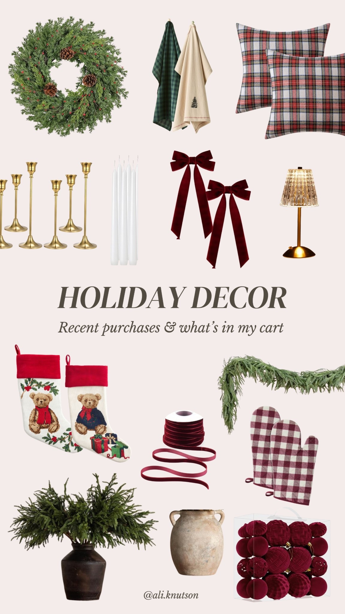 Holiday decor inspo, what’s in my cart! 

#LTKHoliday #LTKHome #LTKSeasonal