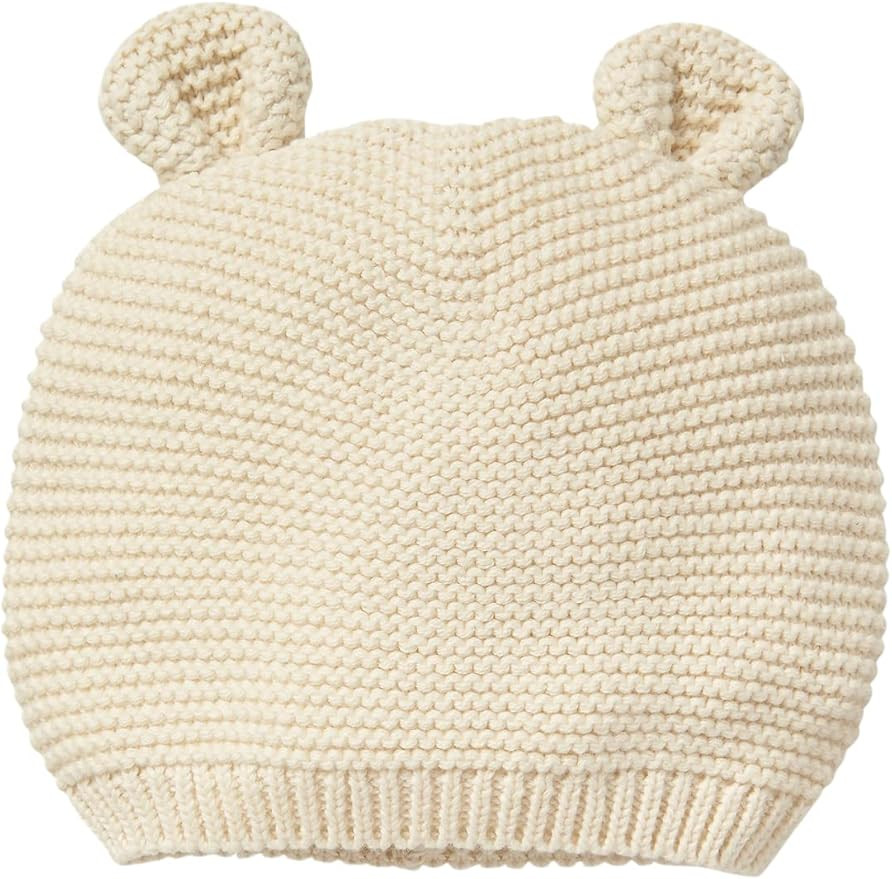GAP Baby Girls' Soft Knit Garter Hat | Amazon (US)