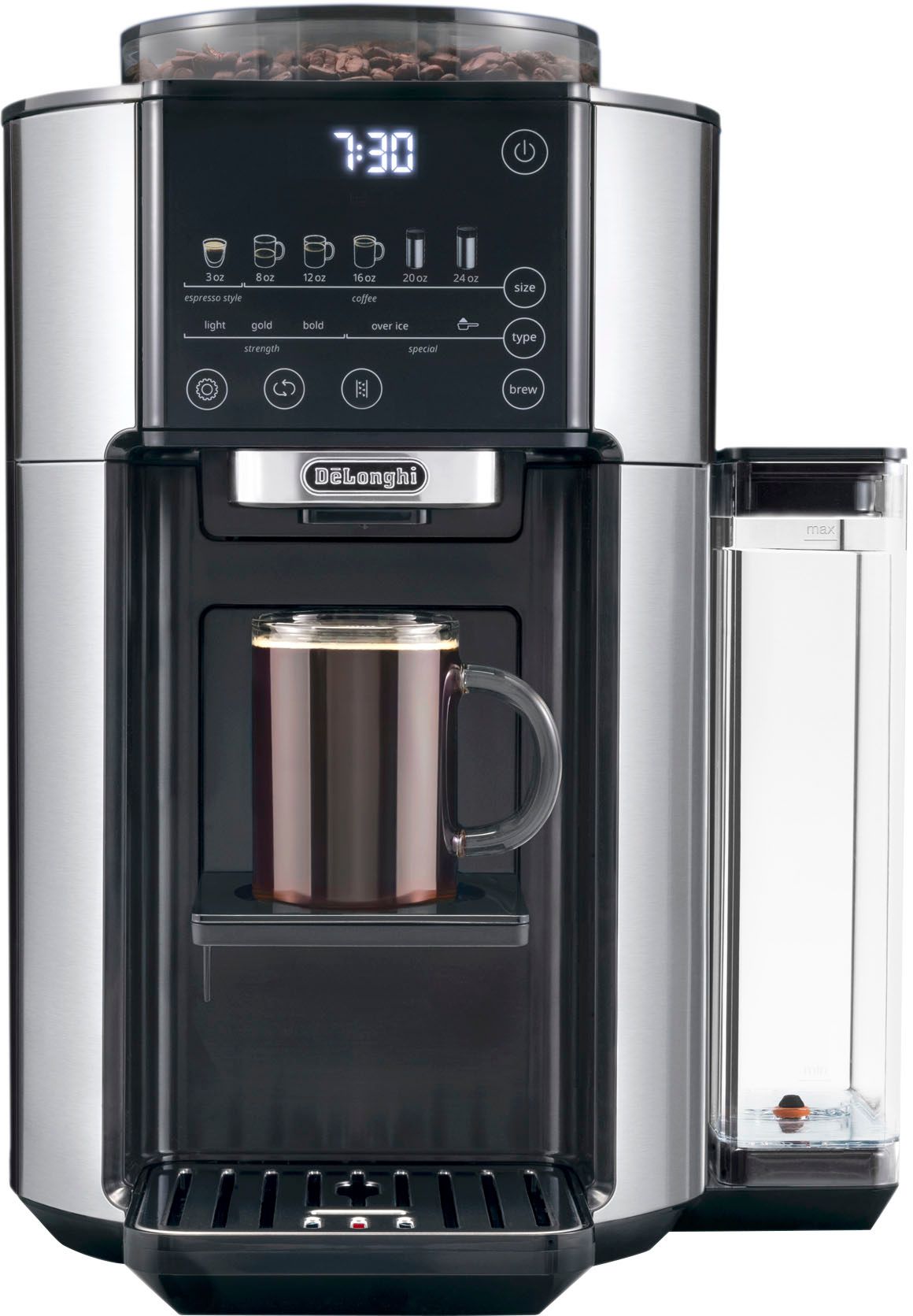 De'Longhi TrueBrew Automatic Single Serve, 8 oz to 24 oz Coffee Maker with Bean Extract Technol... | Best Buy U.S.