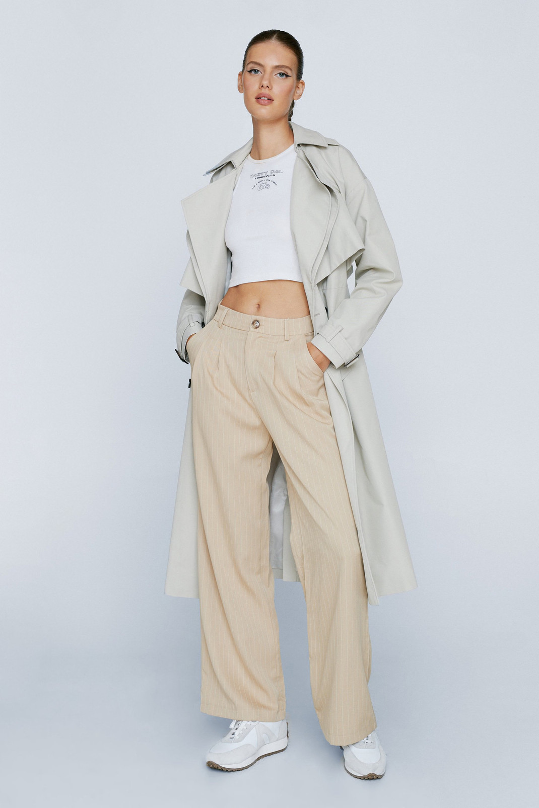 Pantalon de tailleur large | Nasty Gal FR