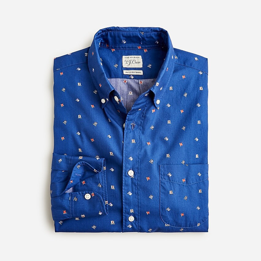 Slim Secret Wash cotton poplin shirt | J. Crew US