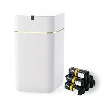 Automatic Trash Can, 4 Gallon Self Sealing and Self-Changing Smart Trash Can, Motion Sensor, Touc... | Amazon (US)