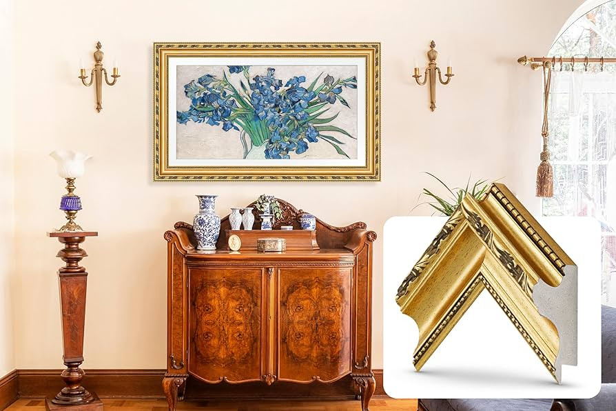 Frame My TV Deco TV Frames - Ornate Gold Smart Frame Compatible ONLY with Samsung The Frame TV an... | Amazon (US)