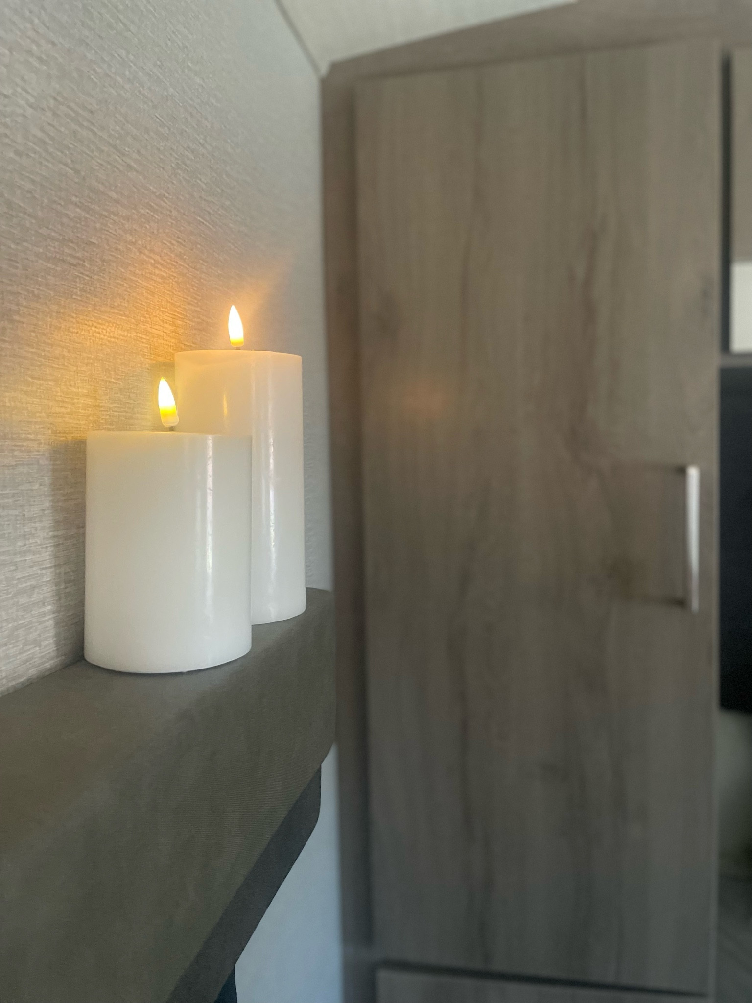 Remote faux candles.  Love these for the trailer especially with a toddler. 

#LTKhome #LTKtravel