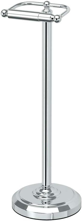 Gatco 1436C Pedestal Toilet Paper Holder, Chrome Large, 22" H | Amazon (US)