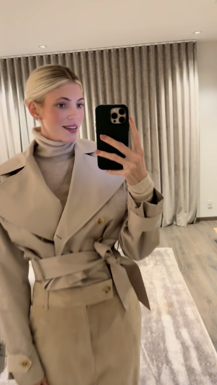 Keeping it neutral tonight! My skirt and jacket are currently sold out, but I’ll link them just in case they restock. I’ve also included some similar options below! 🤍 

 #LTKWatchNow #LTKStyleTip