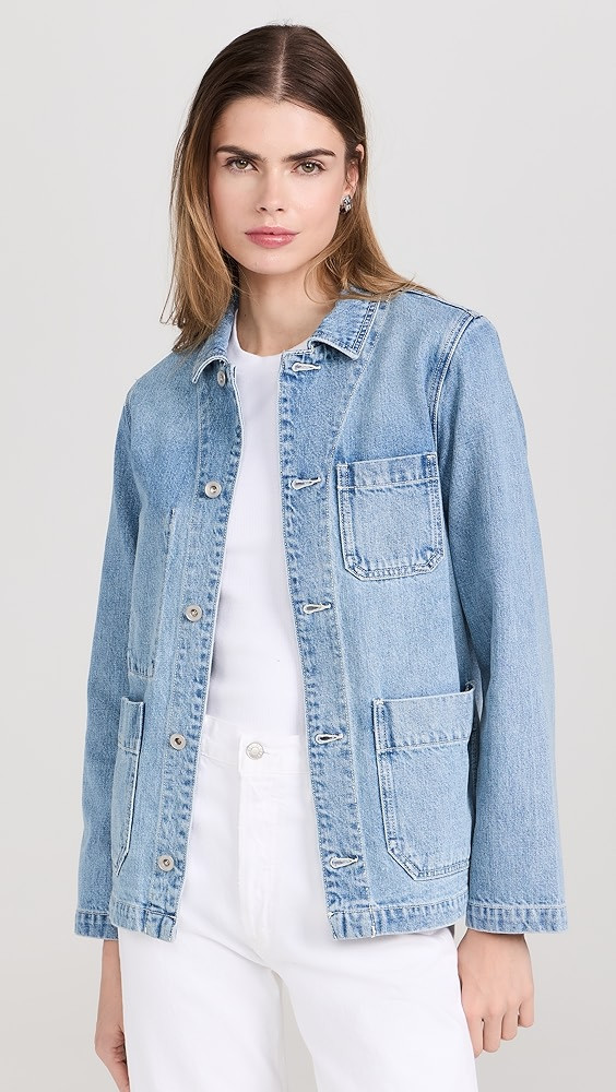 Britt Work Jacket in Denim | Shopbop