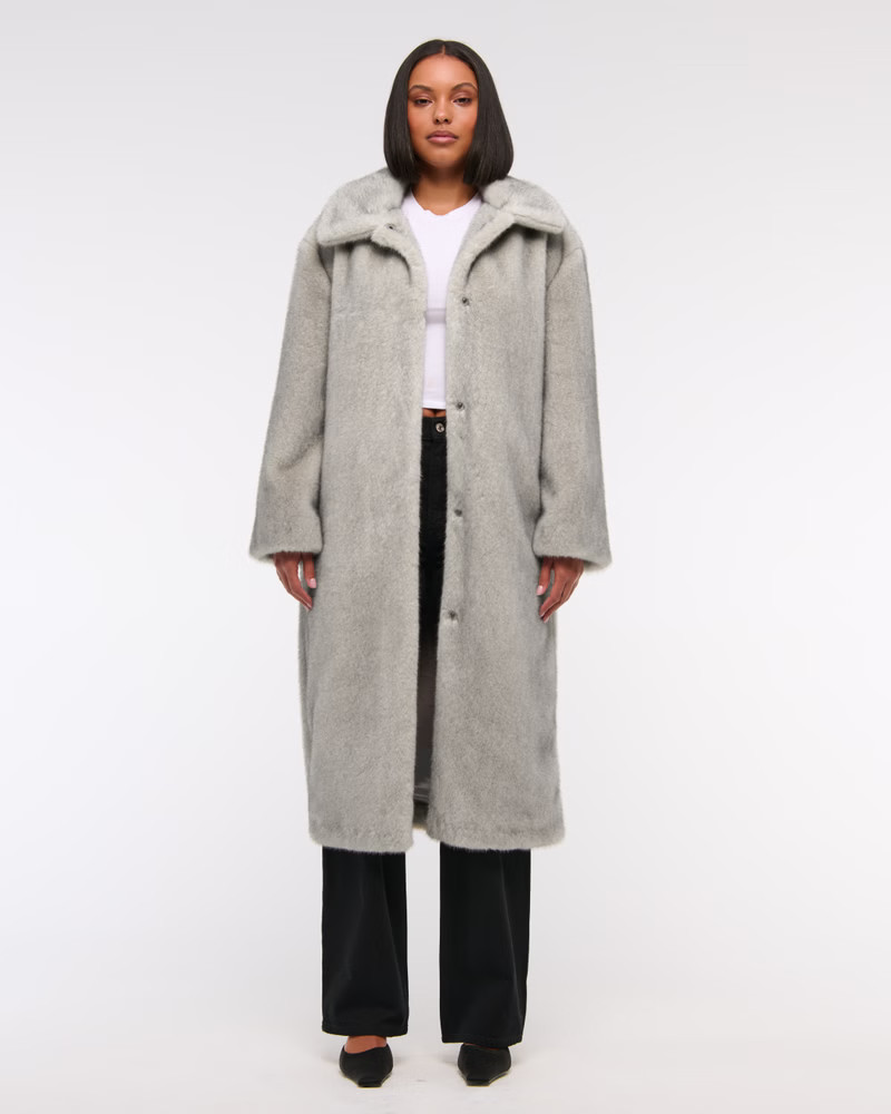Faux Fur Coat | Abercrombie & Fitch (US)