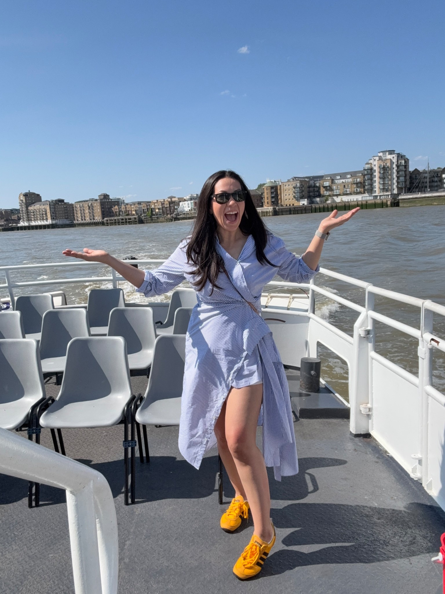 London knew I was freezing the last time I visited, so it made sure the weather was amazing this time. 
So obviously, I had to go on a boat  

#LTKSummerEdit #LTKTravel #LTKSeasonal