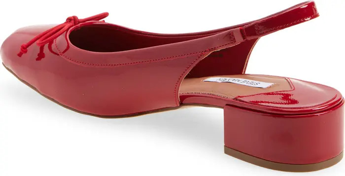 Loved Square Toe Patent Leather Slingback Pump (Women) | Nordstrom