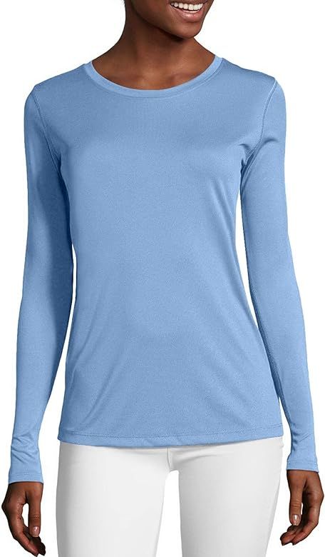 Hanes Women's Sport Cool Dri Performance Long Sleeve T-Shirt | Amazon (US)