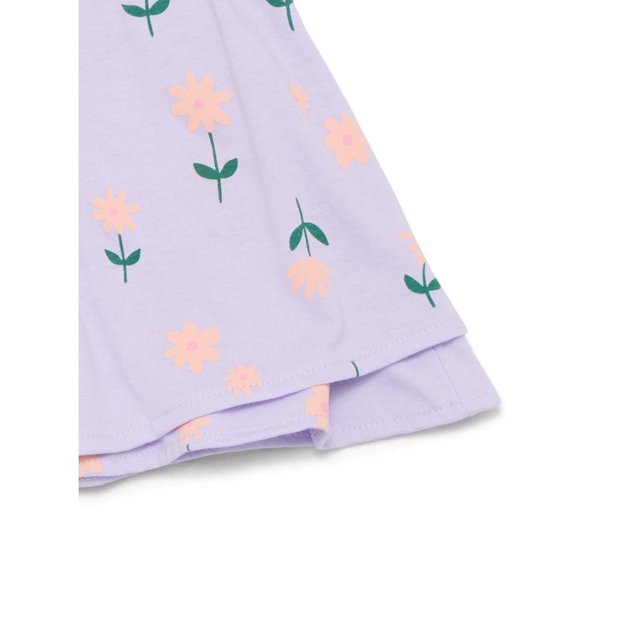 Wonder Nation Little Girls Ruffle Scooter Skirt, Sizes 4-10 | Walmart (US)