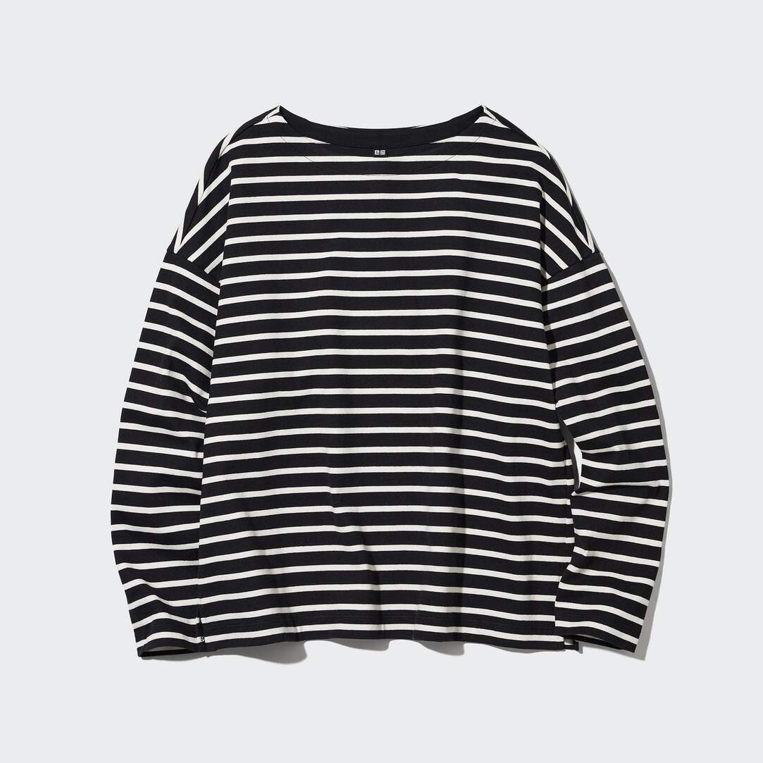 STRIPED LONG SLEEVED T-SHIRT | UNIQLO (UK)