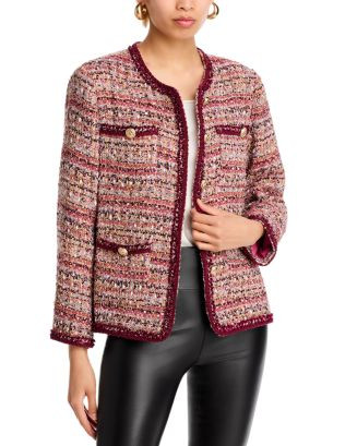 AQUA Boxy Tweed Jacket - Exclusive  | Bloomingdale's Women | Bloomingdale's (US)