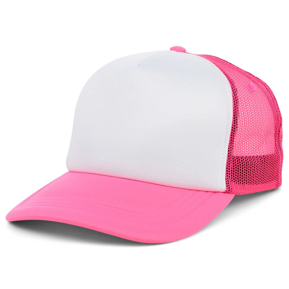 Lids Blank Basic Foam Trucker Adjustable Snapback Hat | Amazon (US)