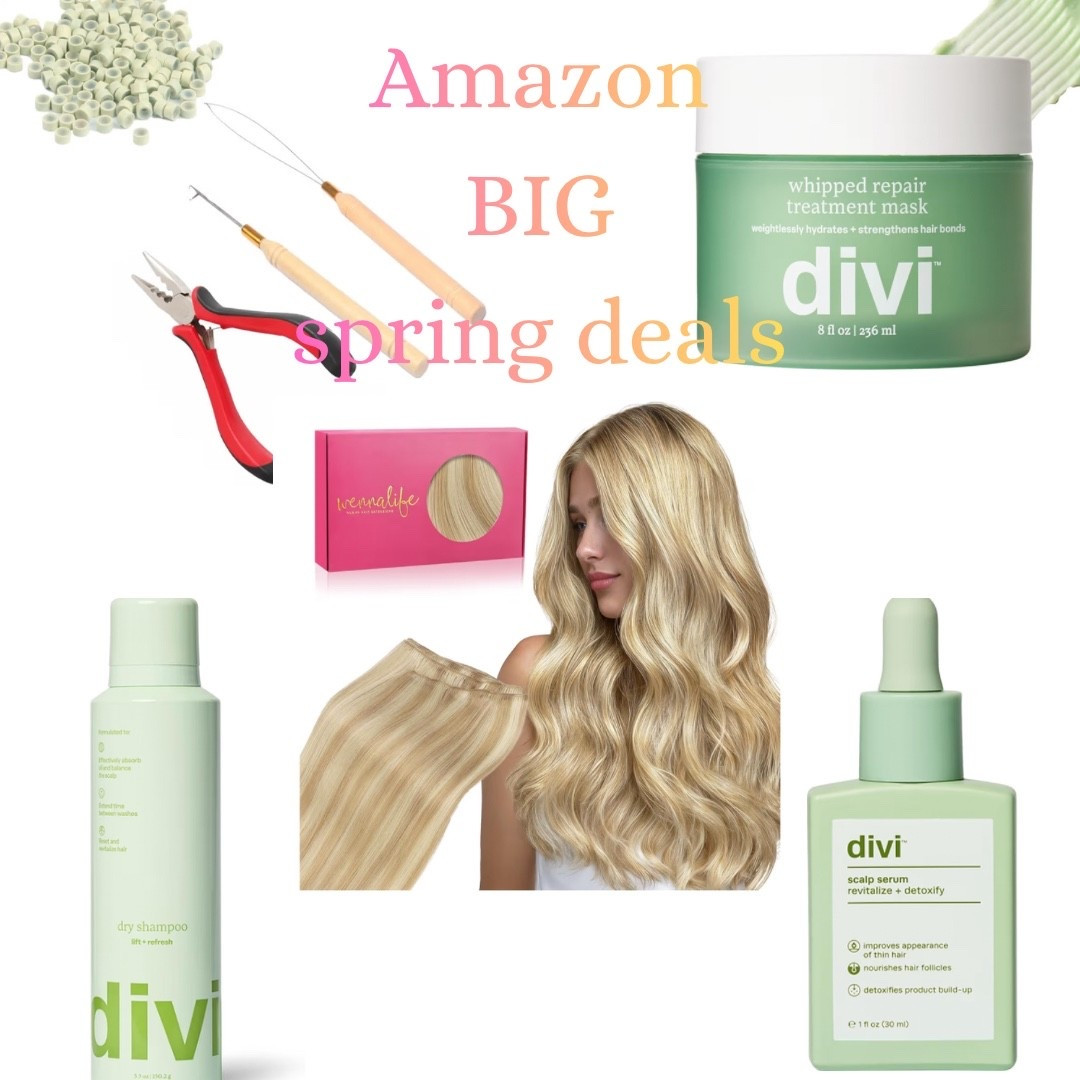 Amazon hair products on the big spring sale! Including these sew in extensions with great reviews! Buy them and bring them to a stylist near you. 

#LTKSaleAlert #LTKBeauty #LTKselfcare