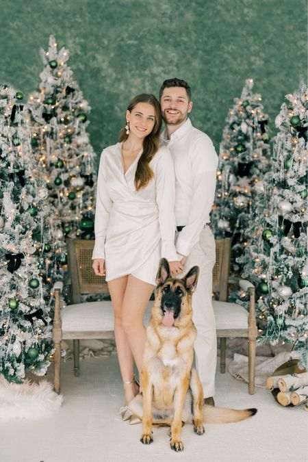 Christmas card photo outfit, holiday outfit, holiday party outfit ideas, work party outfit, white dresss

#LTKHoliday #LTKGiftGuide #LTKSeasonal
