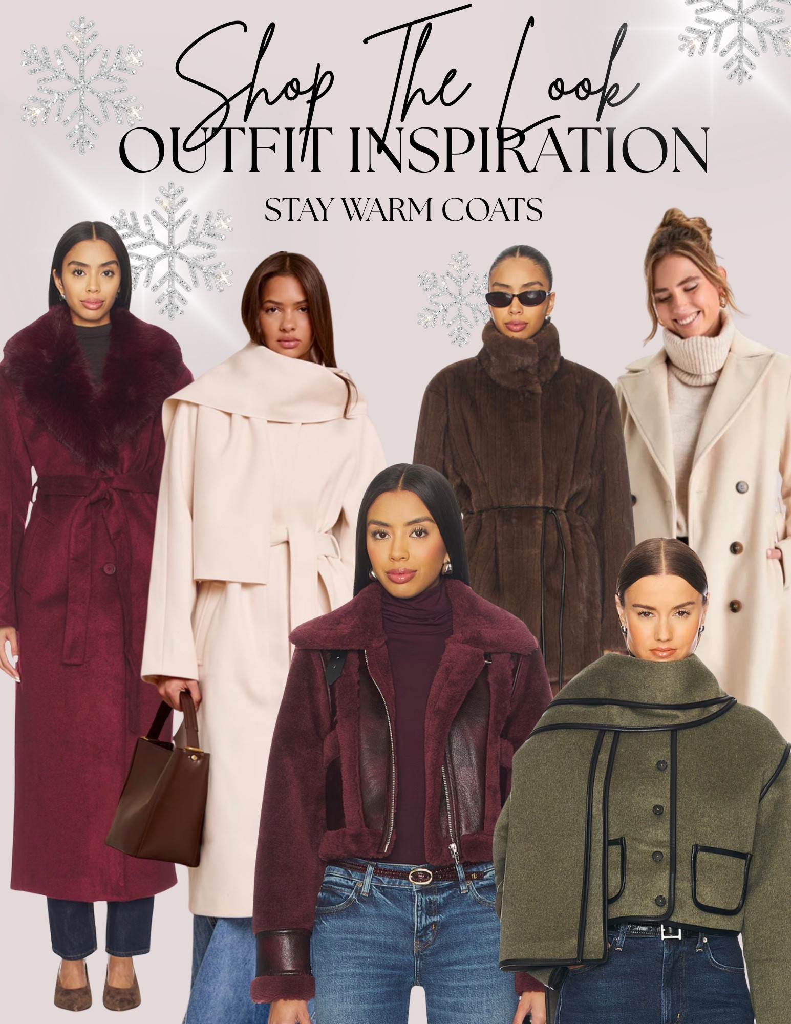 Cozy winter warm jacket coat. Red maxi jacket. Cream coat. Burgundy fur jacket. Olive green coat. Chocolate brown coat.

#LTKFindsUnder100 #LTKGiftGuide #LTKHoliday