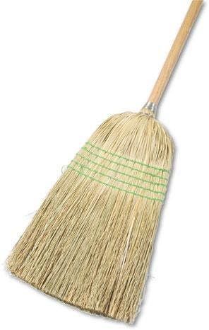 Unisan 926YEA Parlor Broom, Yucca/Corn Fiber Bristles, 42" Wood Handle, Natural | Amazon (US)