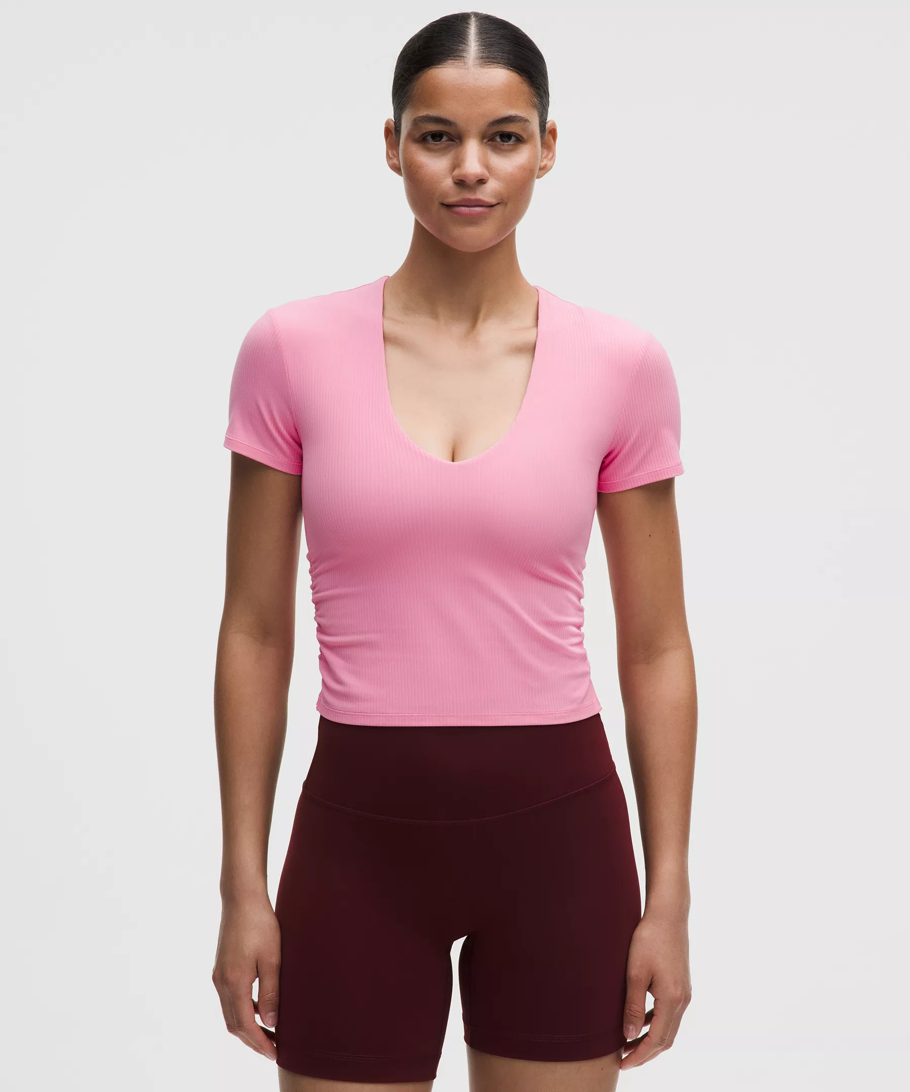 All It Takes Ribbed Nulu V-Neck T-Shirt | Lululemon (US)
