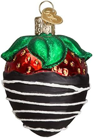 Old World Christmas Glass Blown Ornament with S-Hook and Gift Box, Food Collection (Chocolate Dip... | Amazon (US)