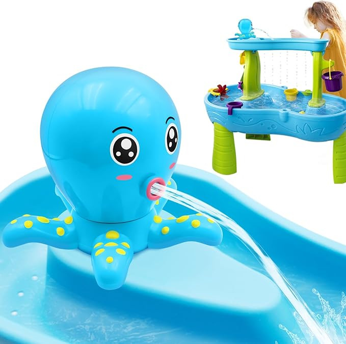 Water Table Pump, Battery Powered Water Outdoor Pump for Kids, 3 Hours of Non-Stop Work Fun Porta... | Amazon (US)