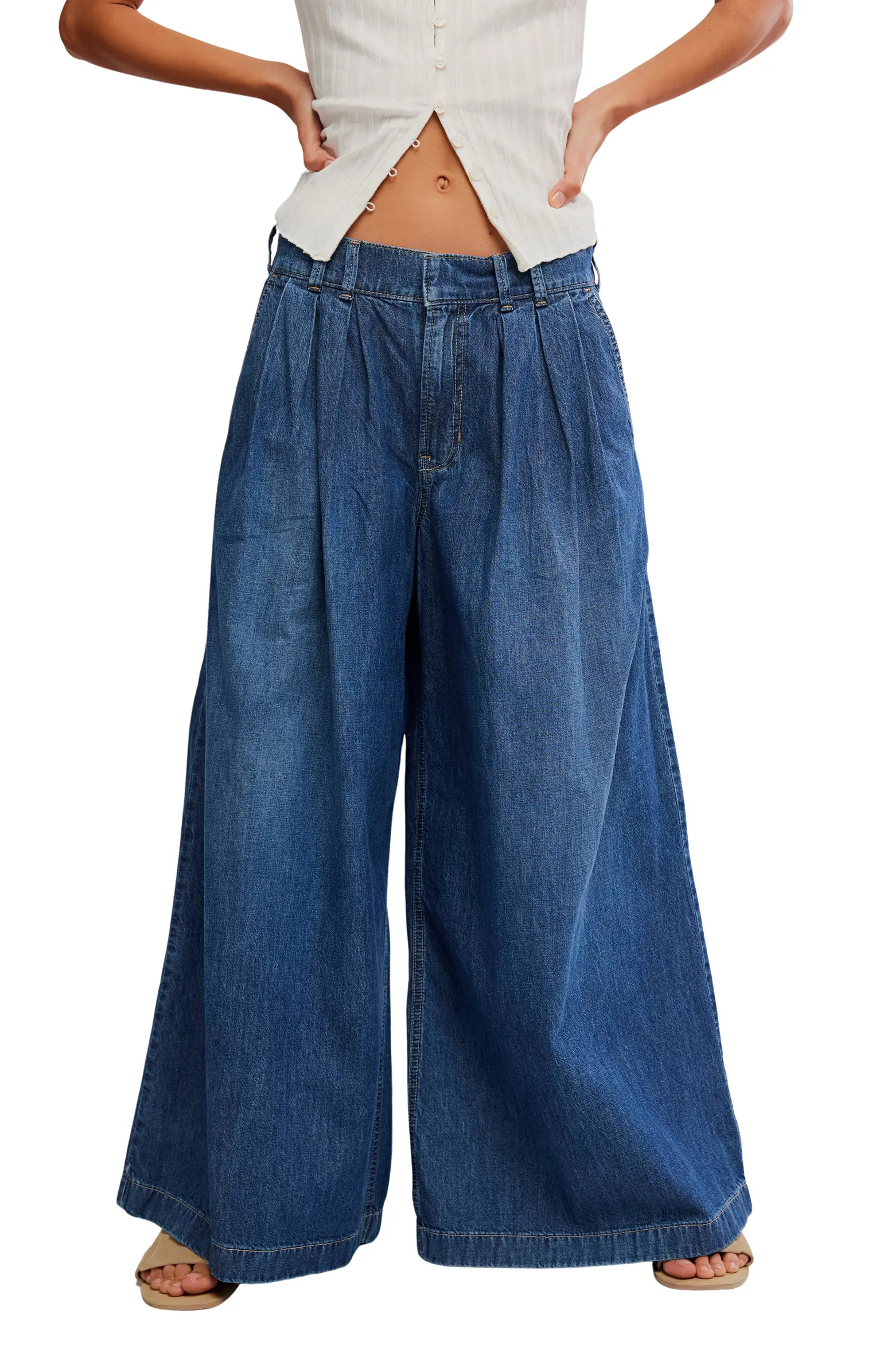 Scout Mid Waist Wide Leg Jeans | Nordstrom