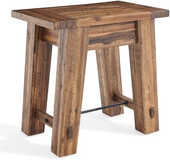 Alaterre Furniture Durango 27" W Industrial Wood End Table | Amazon (US)