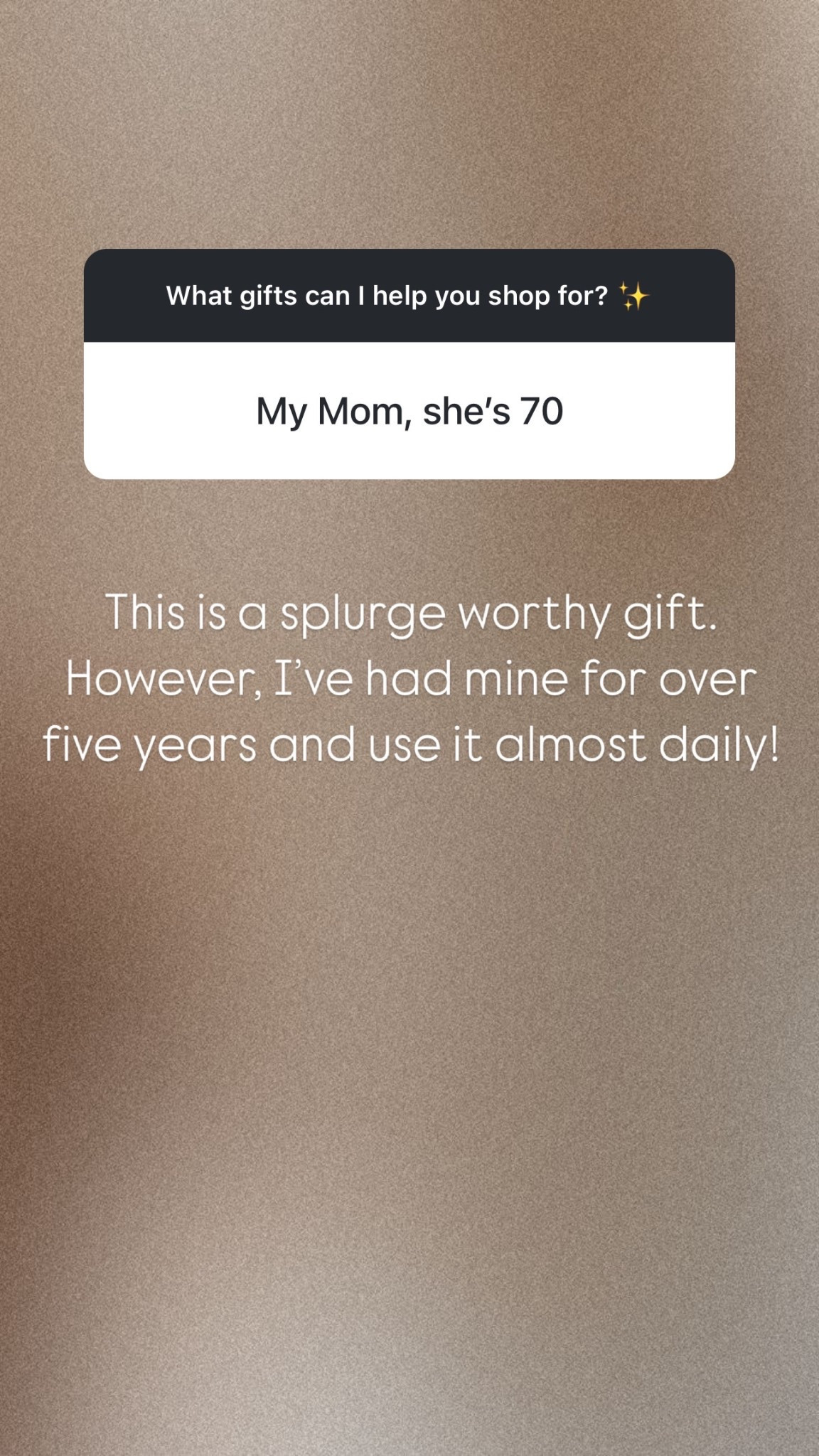 I use this almost daily! A splurge worthy gift #stylinbyaylin #aylin #giftidea

#LTKHoliday #LTKGiftGuide